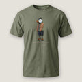 AukCliff® Captain Puffin T-shirt Moss / S Captain Puffin “New Zealand Tramper” Comfort Colors T-Shirt