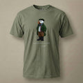 AukCliff® Captain Puffin T-shirt Moss / S Captain Puffin™ Republic of Newfoundland Comfort Colors T-Shirt