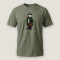 AukCliff® Captain Puffin T-shirt Moss / S Captain Puffin™ Republic of Newfoundland Comfort Colors T-Shirt