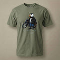 AukCliff Captain Puffin T-shirt Moss / S Captain Puffin™ “The Café Racer” Comfort Colors T-Shirt