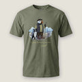 AukCliff Captain Puffin T-shirt Moss / S Captain Puffin™ “The Merino Farmer” Comfort Colors T-Shirt