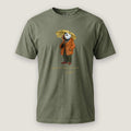 AukCliff Captain Puffin T-shirt Moss / S Captain Puffin™ “The Spring Wanderer” T-Shirt