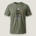AukCliff® Captain Puffin T-shirt Moss / S Captain Puffin™ “Urban Hiker” Comfort Colors T-Shirt