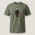 AukCliff® Captain Puffin T-shirt Moss / S Captain Puffin™ “Wilderness Gentleman” Comfort Colors T-Shirt