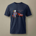 AukCliff Captain Puffin T-shirt True Navy / S Captain Puffin™ Formula Racer Comfort Colors T-Shirt