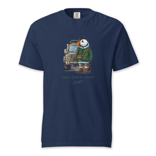 AukCliff Captain Puffin T-shirt True Navy / S Captain Puffin™ Polar Explorer Comfort Colors T-shirt
