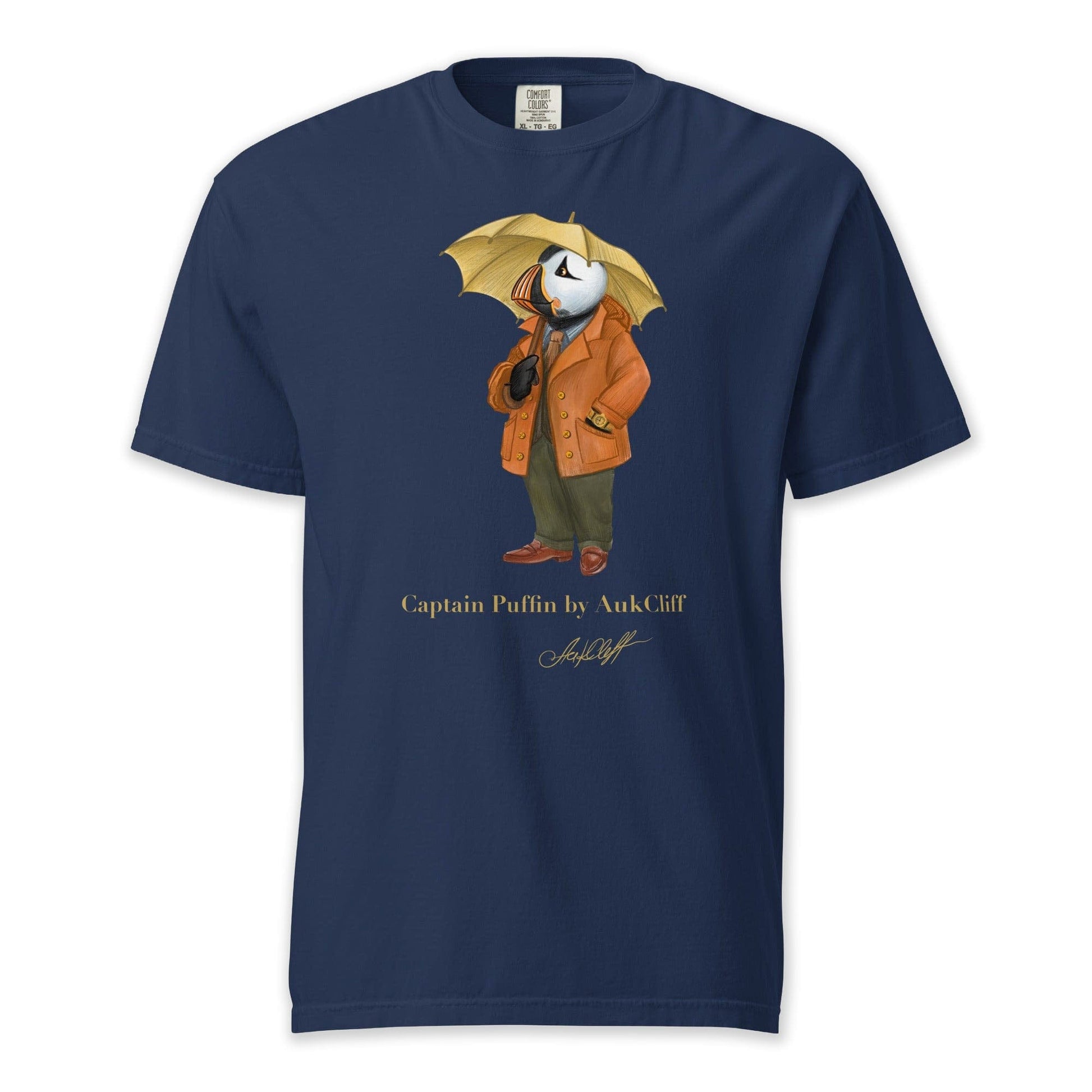 AukCliff Captain Puffin T-shirt True Navy / S Captain Puffin “The Spring Wanderer” T-Shirt