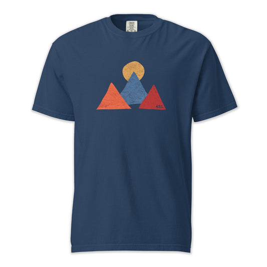 AukCliff Comfort Colors Graphic Tee Abstract Peaks Comfort Colors T-shirt