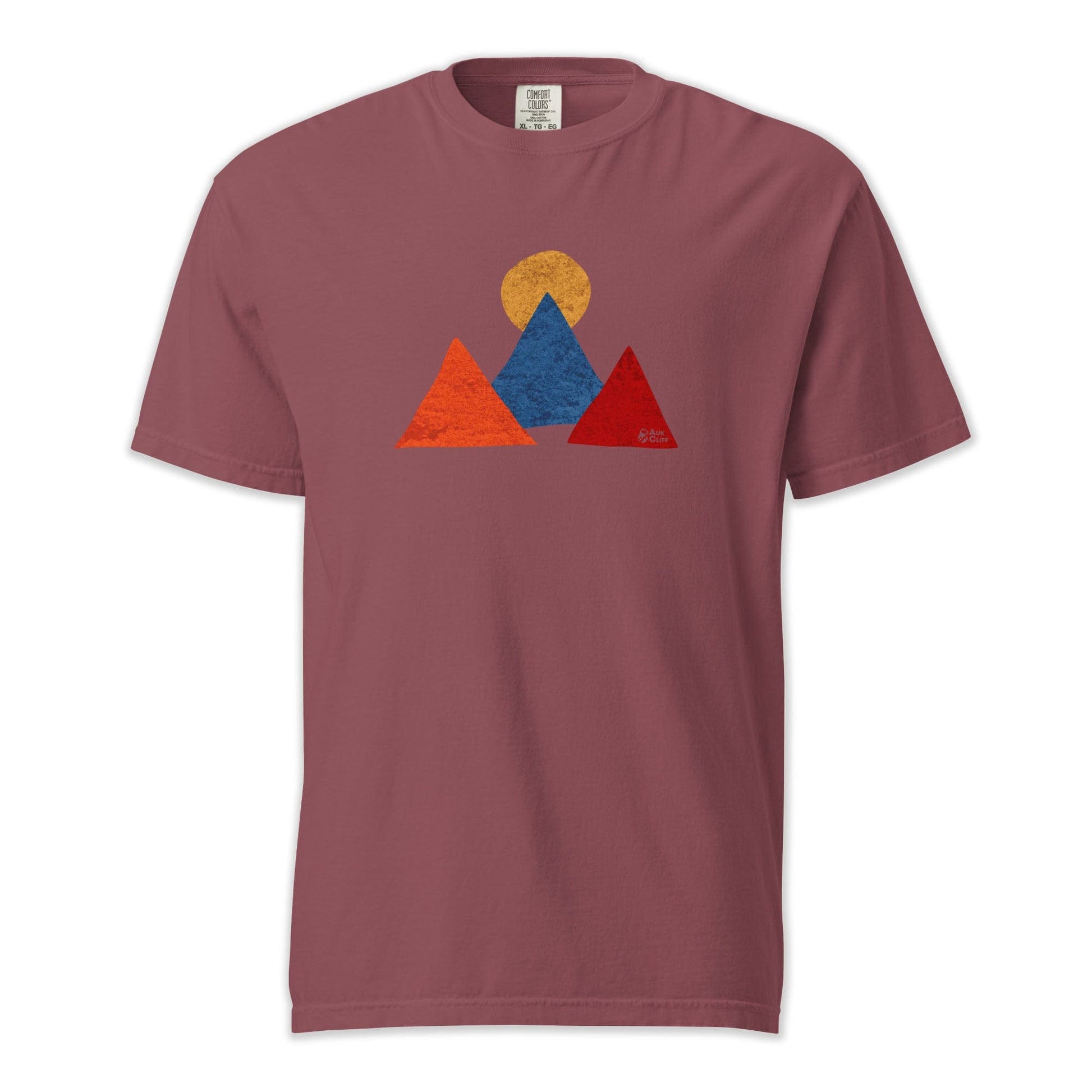 AukCliff Comfort Colors Graphic Tee Abstract Peaks Comfort Colors T-shirt