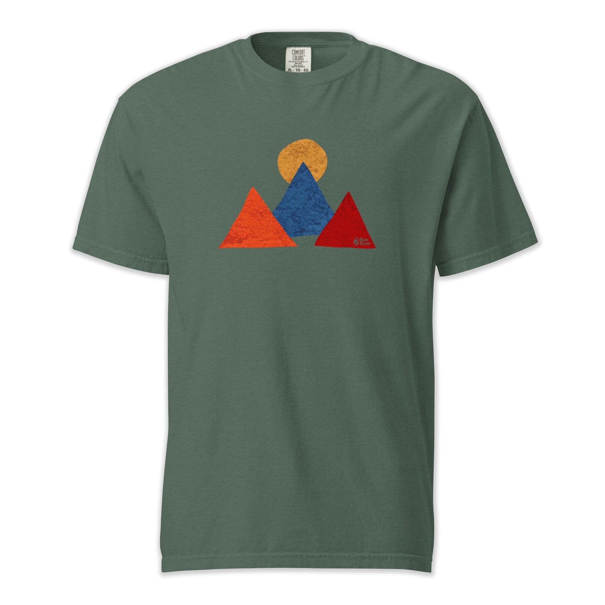 AukCliff Comfort Colors Graphic Tee Abstract Peaks Comfort Colors T-shirt