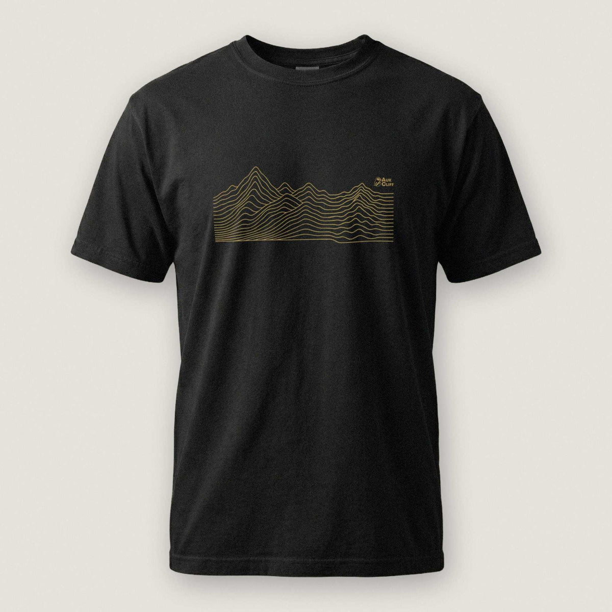 AukCliff Comfort Colors Graphic Tee Black / S Abstract Ridge Line Mountain Comfort Colors T-Shirt