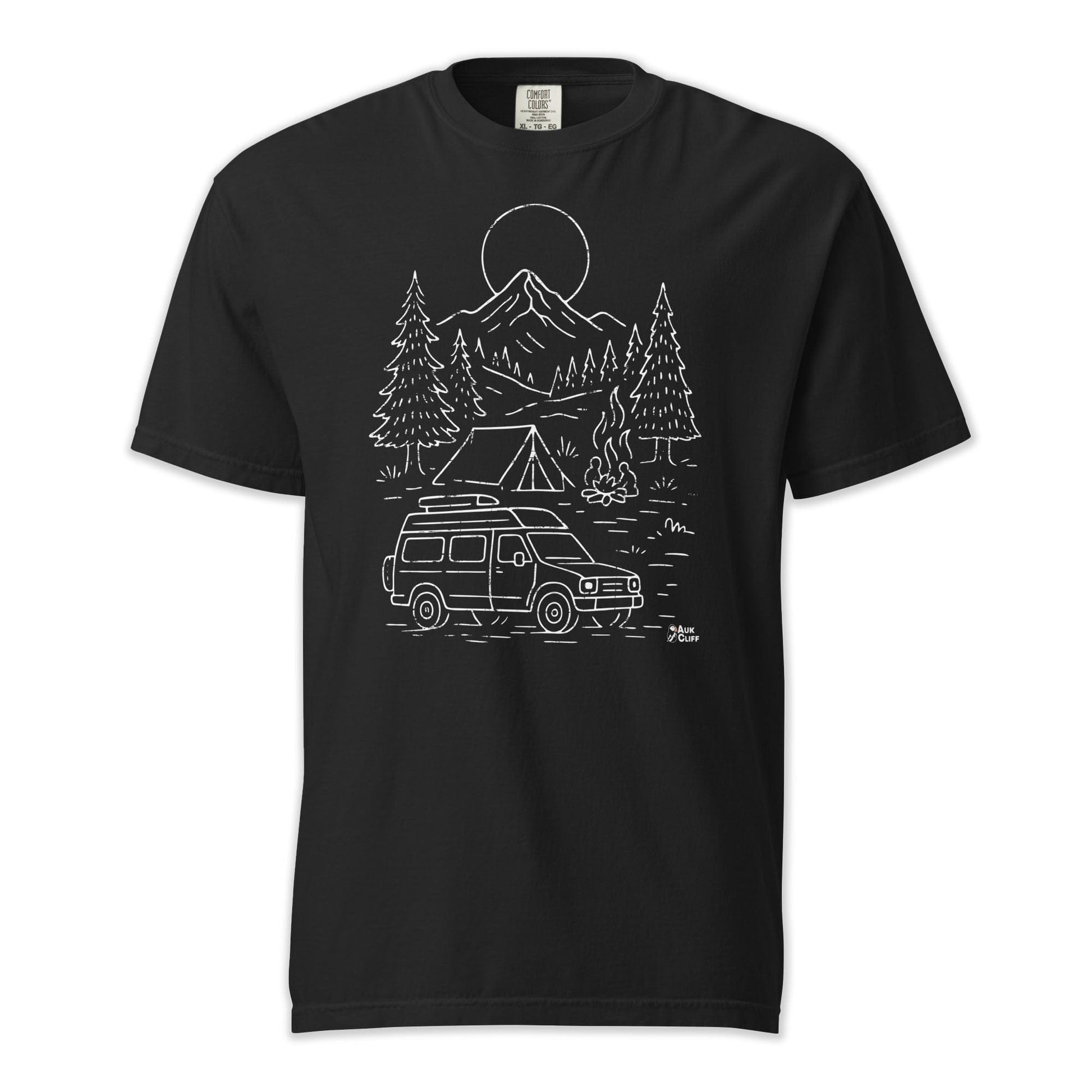 AukCliff Comfort Colors Graphic Tee Black / S Alpine Camp Van Comfort Colors T-Shirt