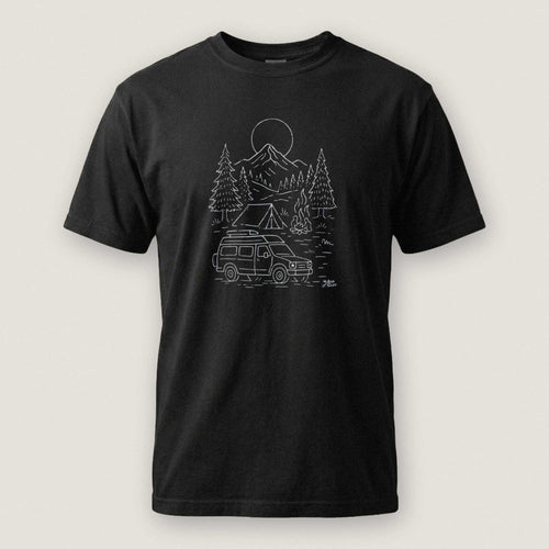 AukCliff Comfort Colors Graphic Tee Black / S Alpine Camp Van Comfort Colors T-Shirt