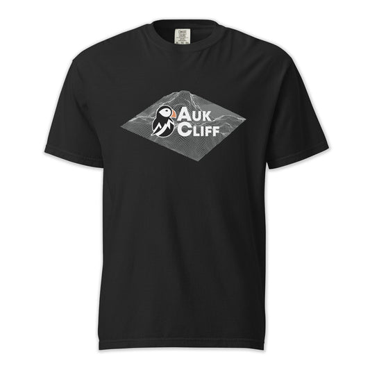AukCliff Comfort Colors Graphic Tee Black / S AukCliff Topographic Logo Comfort Colors T-Shirt