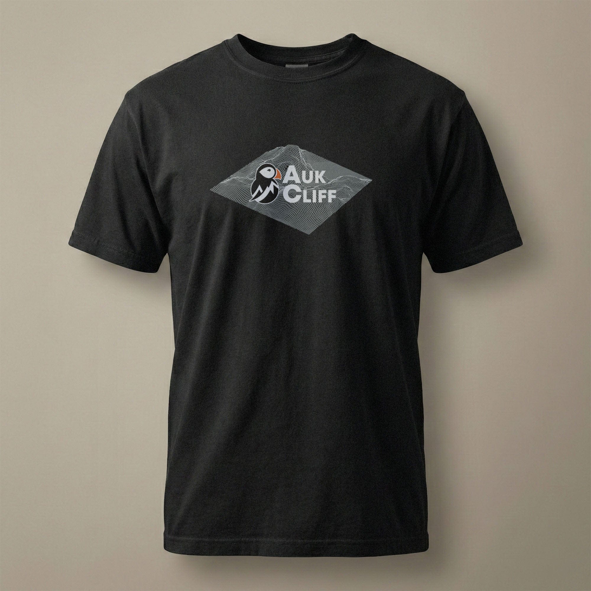 AukCliff Comfort Colors Graphic Tee Black / S AukCliff® Topographic Logo Comfort Colors T-Shirt