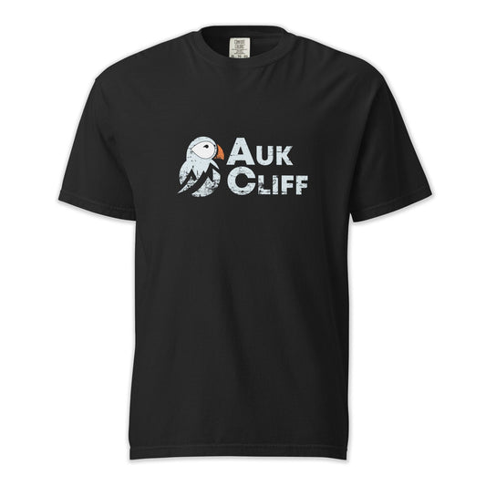 AukCliff Comfort Colors Graphic Tee Black / S Distressed Puffin Logo Comfort Colors T-Shirt