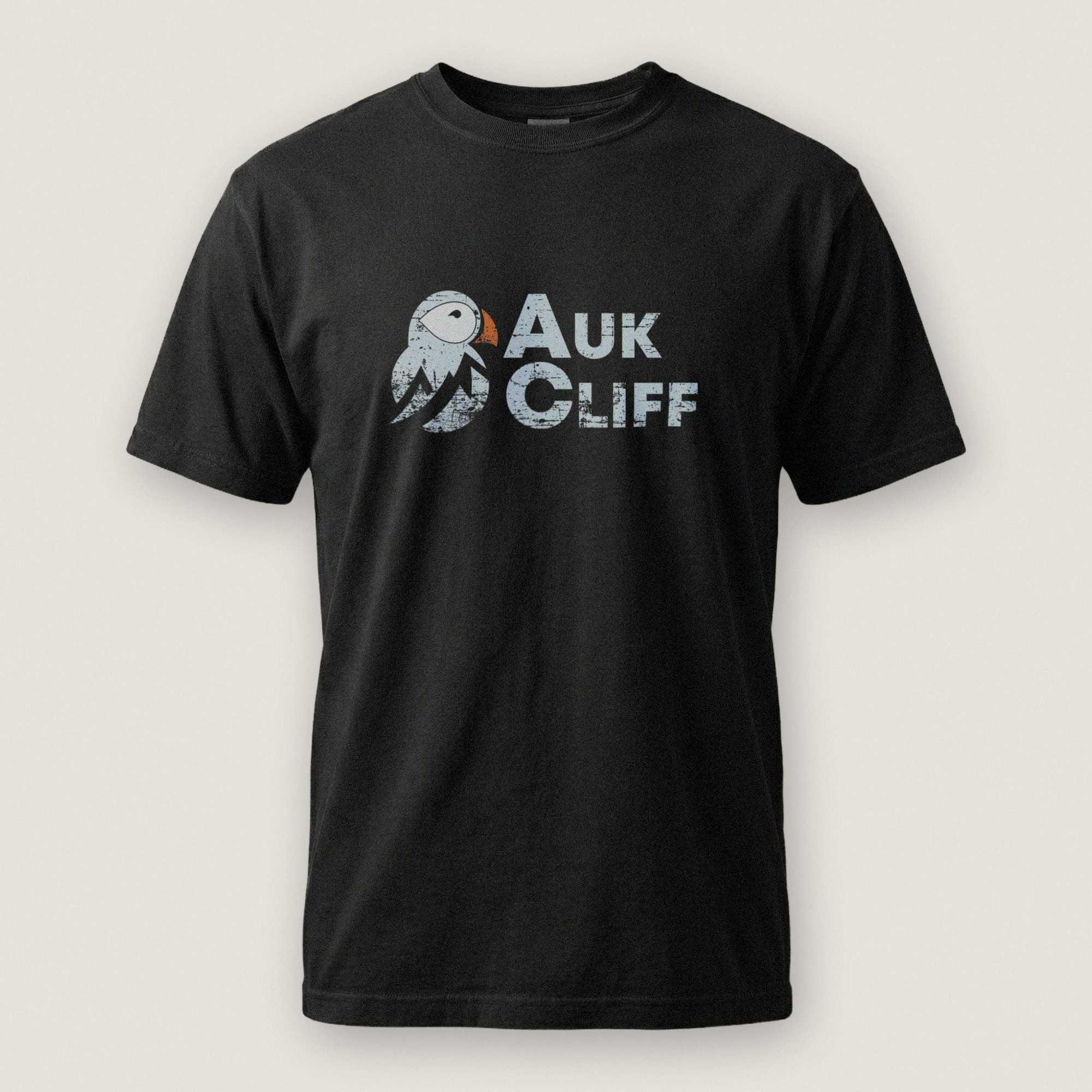 AukCliff Comfort Colors Graphic Tee Black / S Distressed Puffin Logo Comfort Colors T-Shirt