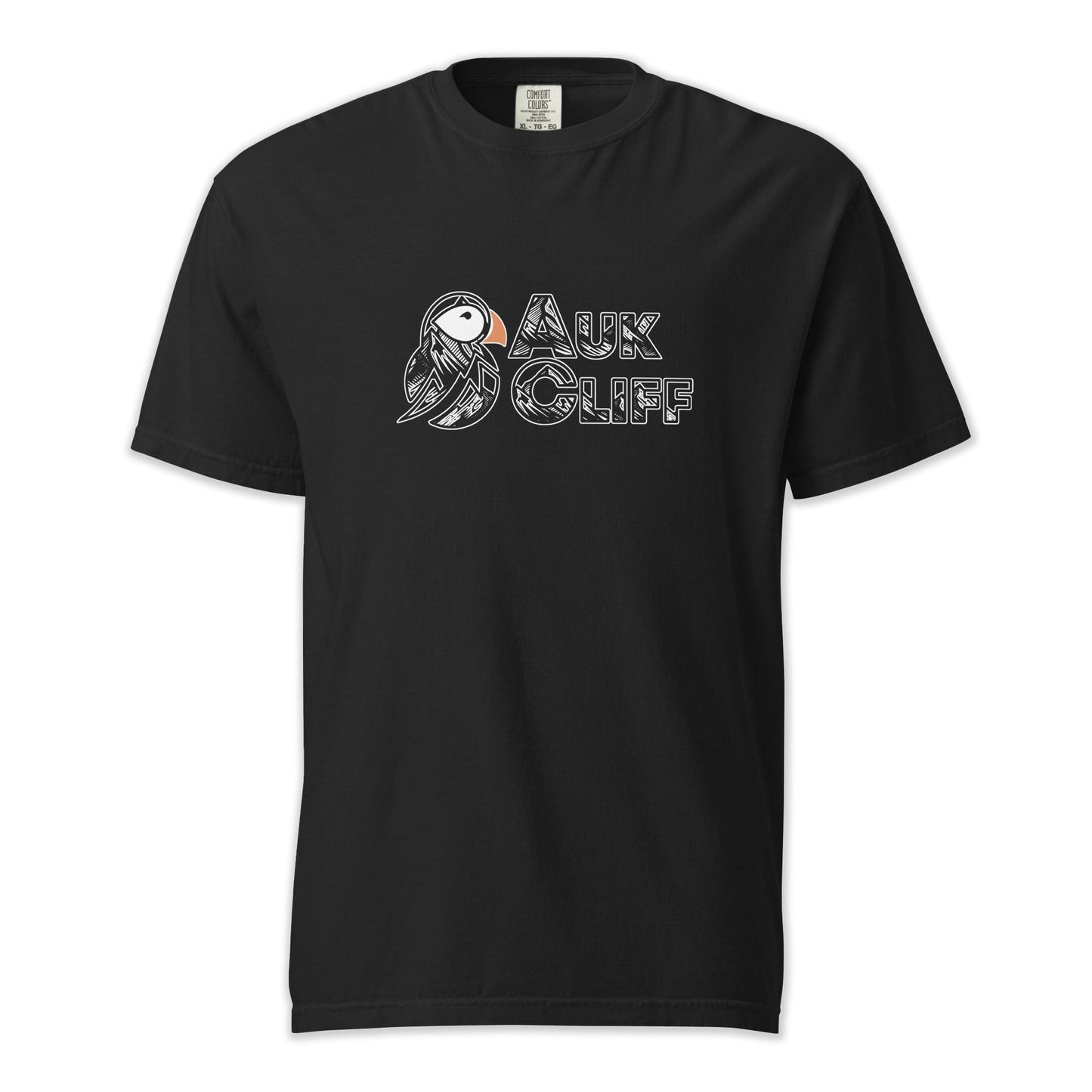 AukCliff Comfort Colors Graphic Tee Black / S Mono Puffin Logo Comfort Colors T-Shirt