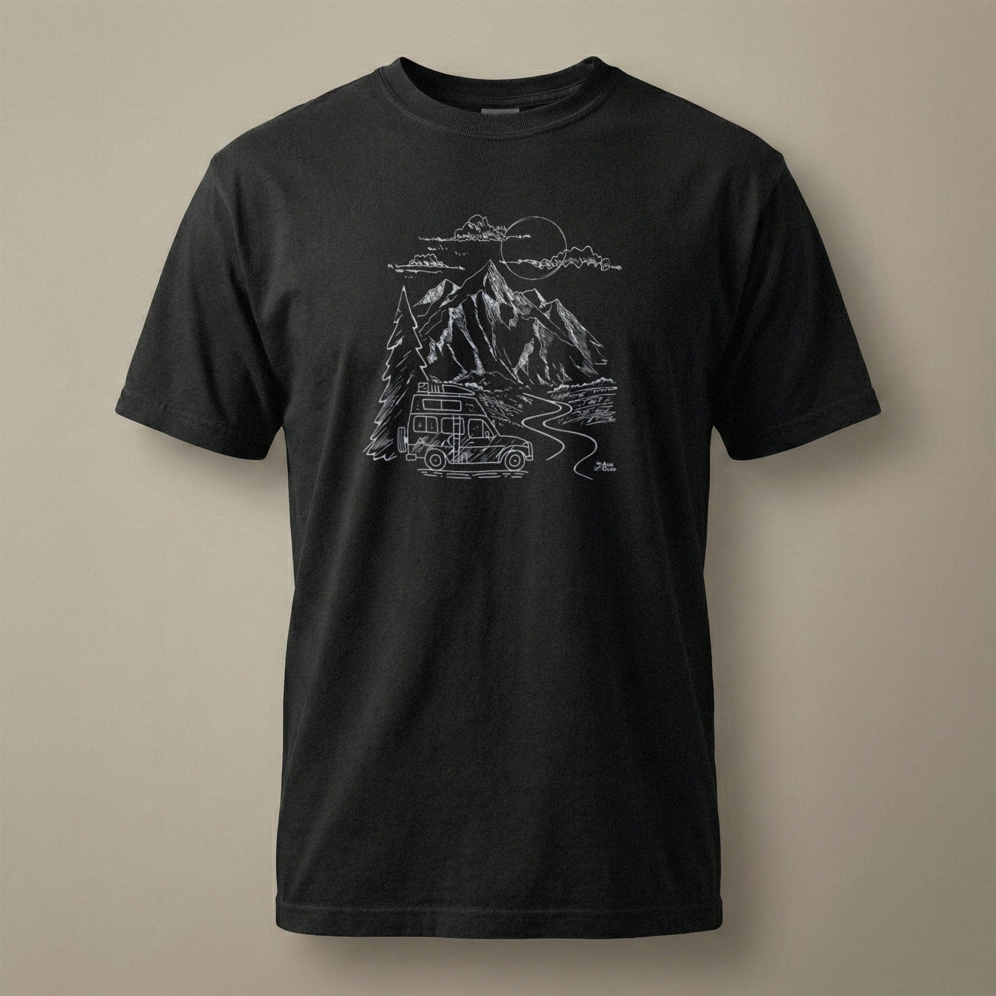 AukCliff Comfort Colors Graphic Tee Black / S Mountain Vanlife Comfort Colors T-Shirt