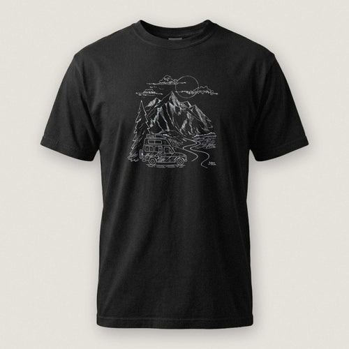 AukCliff Comfort Colors Graphic Tee Black / S Mountain Vanlife Comfort Colors T-Shirt