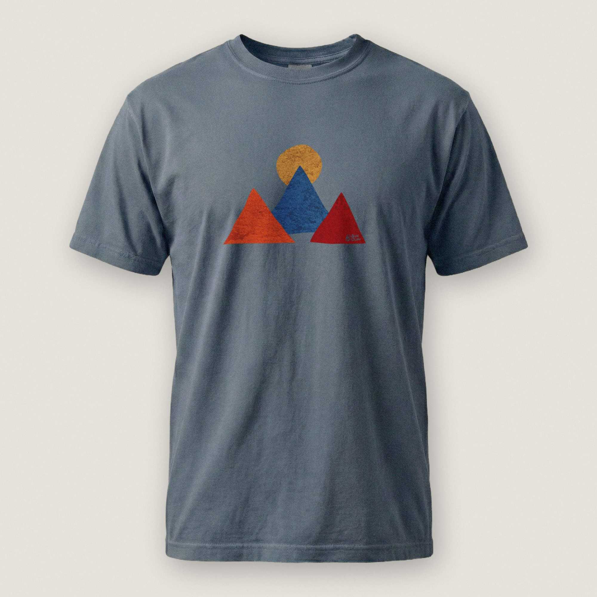 AukCliff Comfort Colors Graphic Tee Blue Jean / S Abstract Peaks Comfort Colors T-shirt