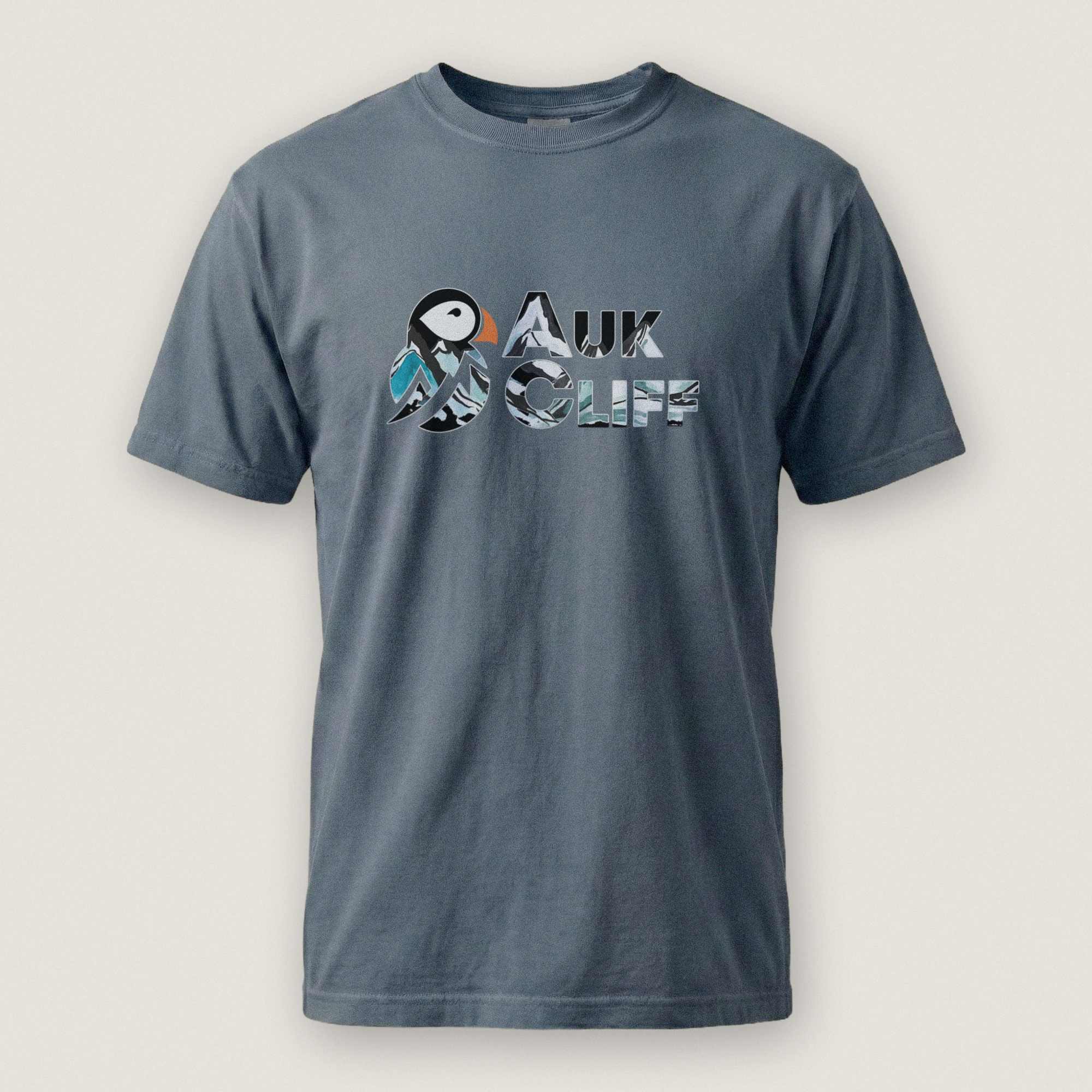 AukCliff Comfort Colors Graphic Tee Blue Jean / S AukCliff® Logo Landscape Comfort Colors T-Shirt