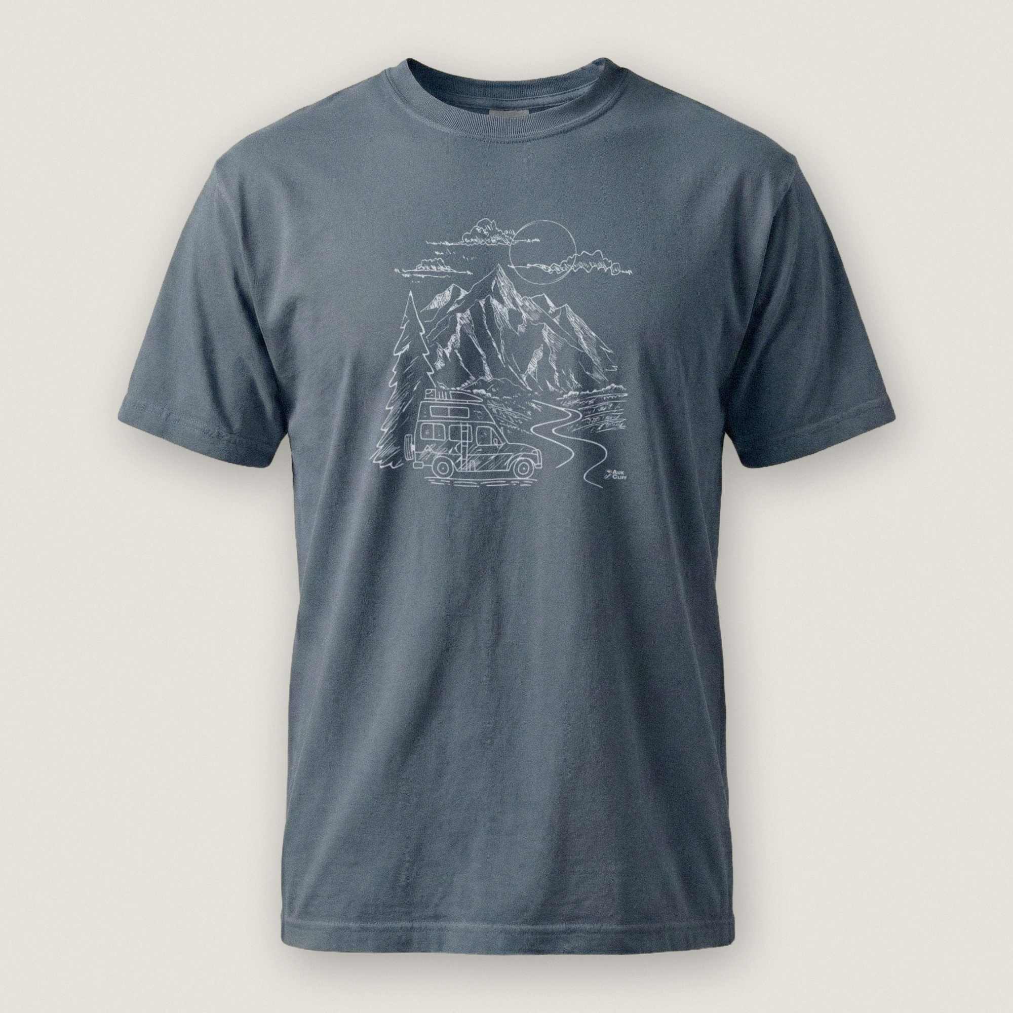 AukCliff Comfort Colors Graphic Tee Blue Jean / S Mountain Vanlife Comfort Colors T-Shirt