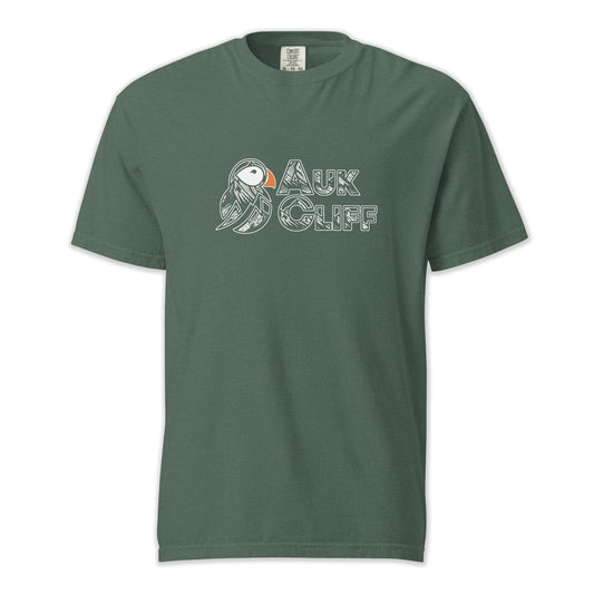 AukCliff Comfort Colors Graphic Tee Blue Spruce / S Mono Puffin Logo Comfort Colors T-Shirt