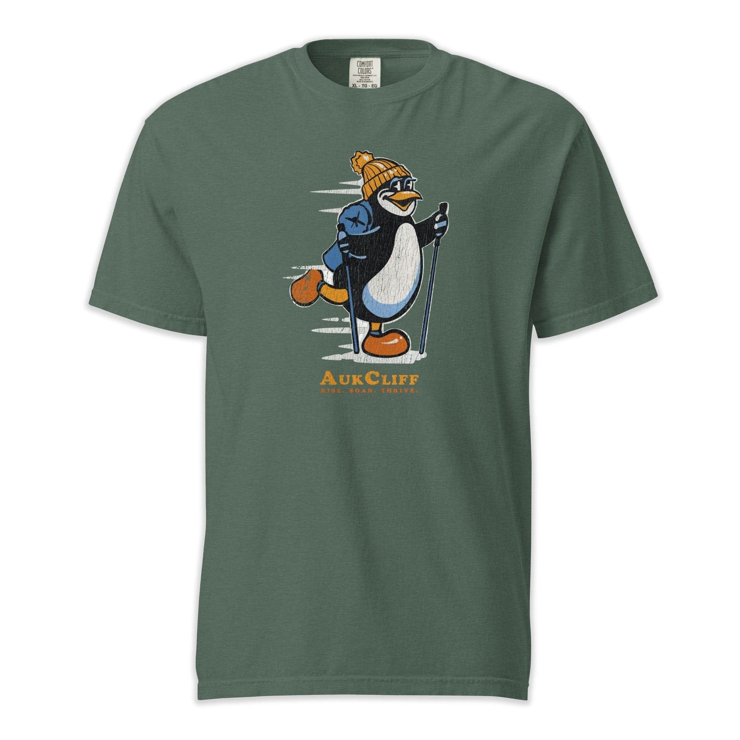 AukCliff Comfort Colors Graphic Tee Blue Spruce / S Trailblazer Penguin Comfort Colors T-shirt