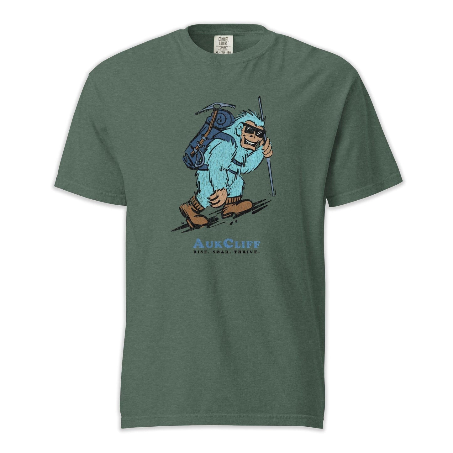 AukCliff Comfort Colors Graphic Tee Blue Spruce / S Trailblazer Yeti Comfort Colors T-shirt