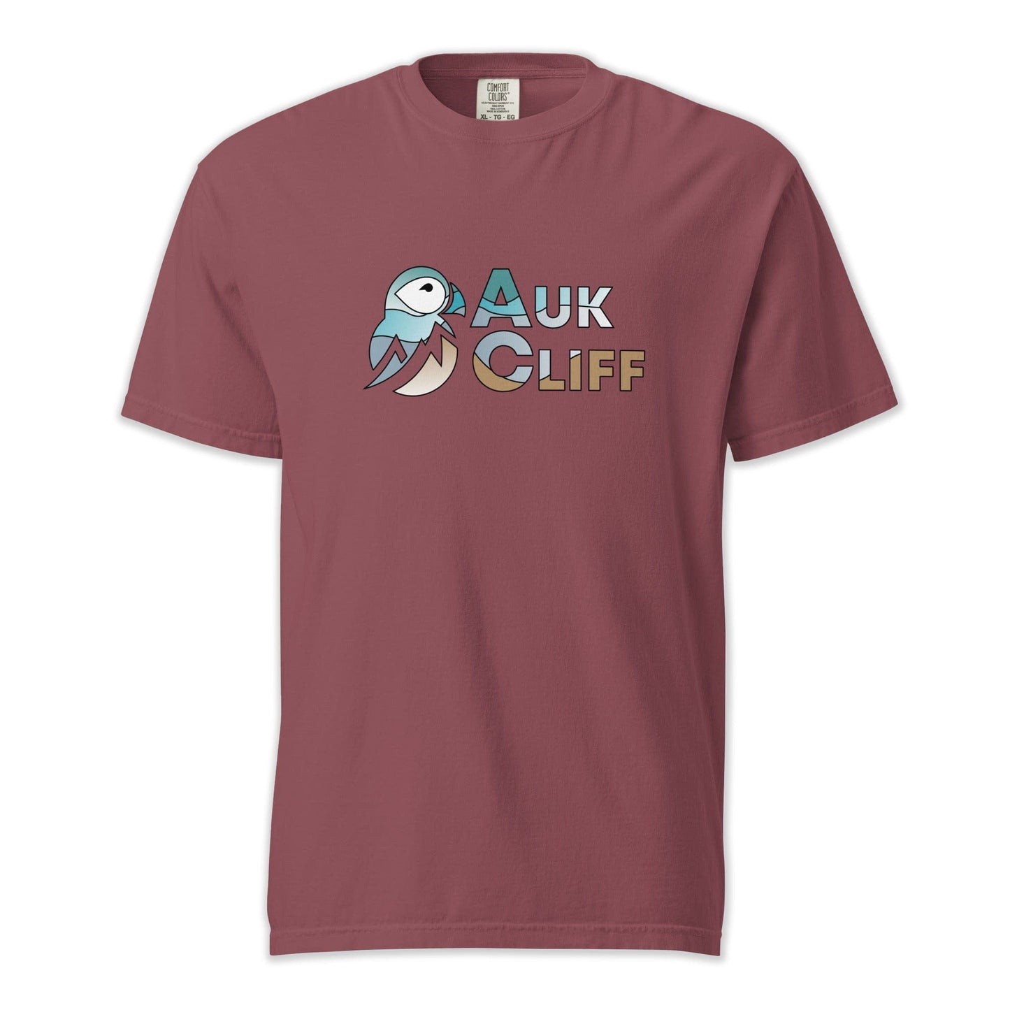 AukCliff Comfort Colors Graphic Tee Brick / S Abstract Colour Puffin Logo Comfort Colors T-Shirt