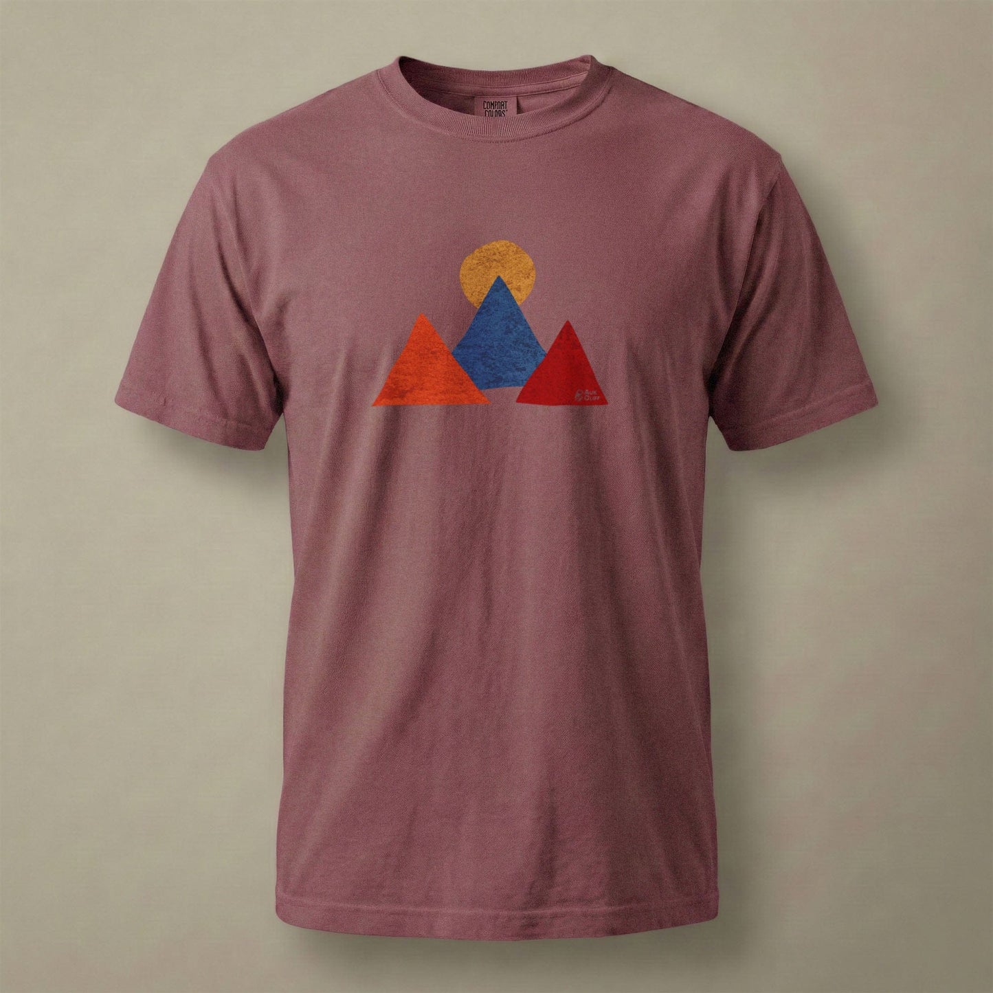 AukCliff Comfort Colors Graphic Tee Brick / S Abstract Peaks Comfort Colors T-shirt