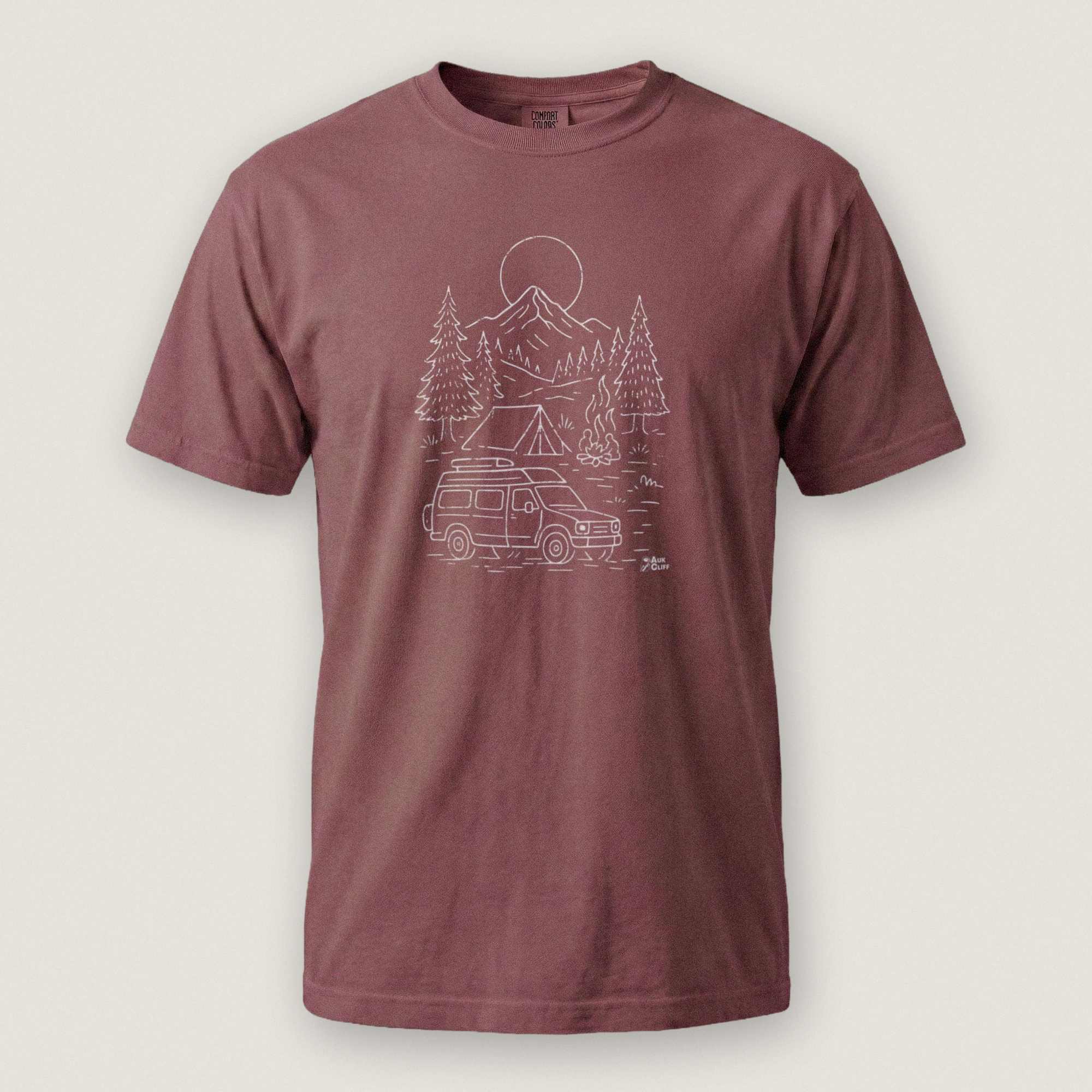 AukCliff Comfort Colors Graphic Tee Brick / S Alpine Camp Van Comfort Colors T-Shirt
