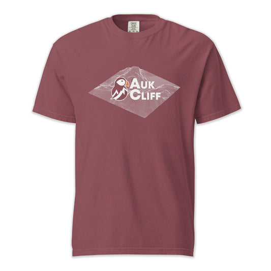 AukCliff Comfort Colors Graphic Tee Brick / S AukCliff Topographic Logo Comfort Colors T-Shirt