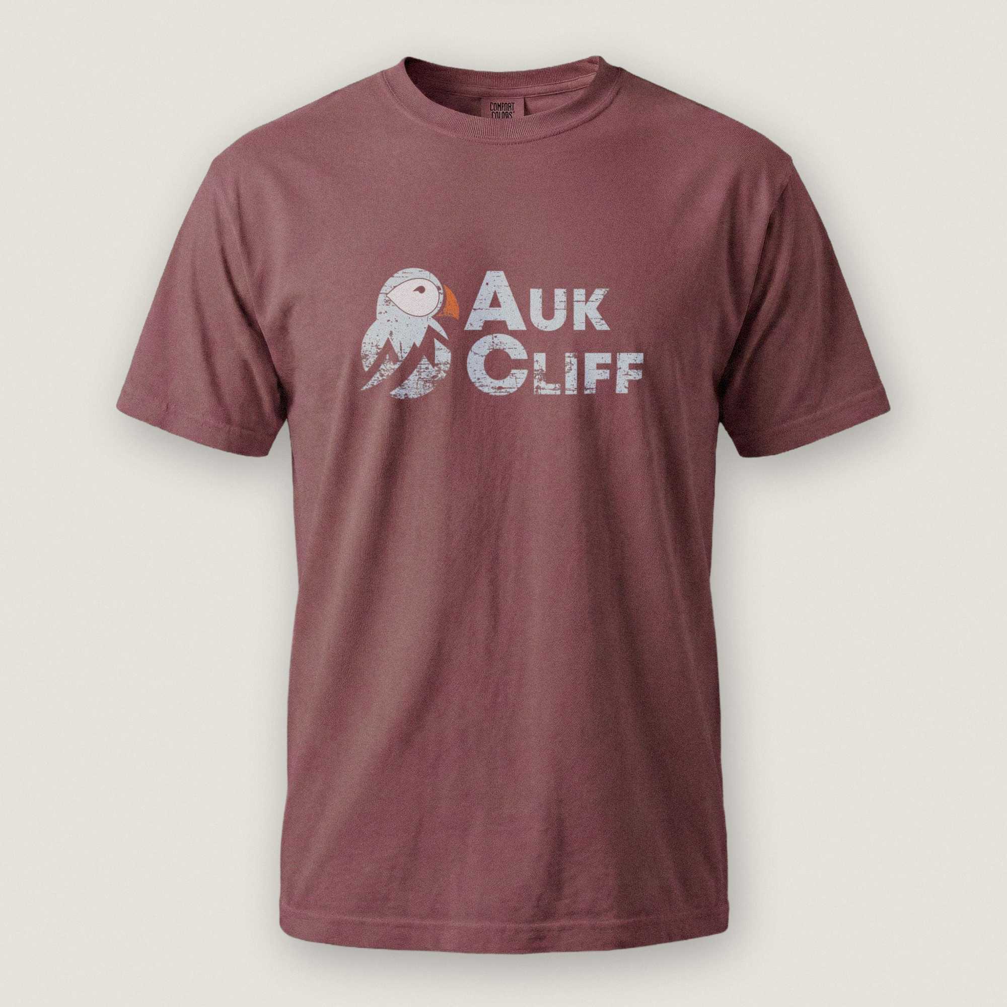 AukCliff Comfort Colors Graphic Tee Brick / S Distressed Puffin Logo Comfort Colors T-Shirt