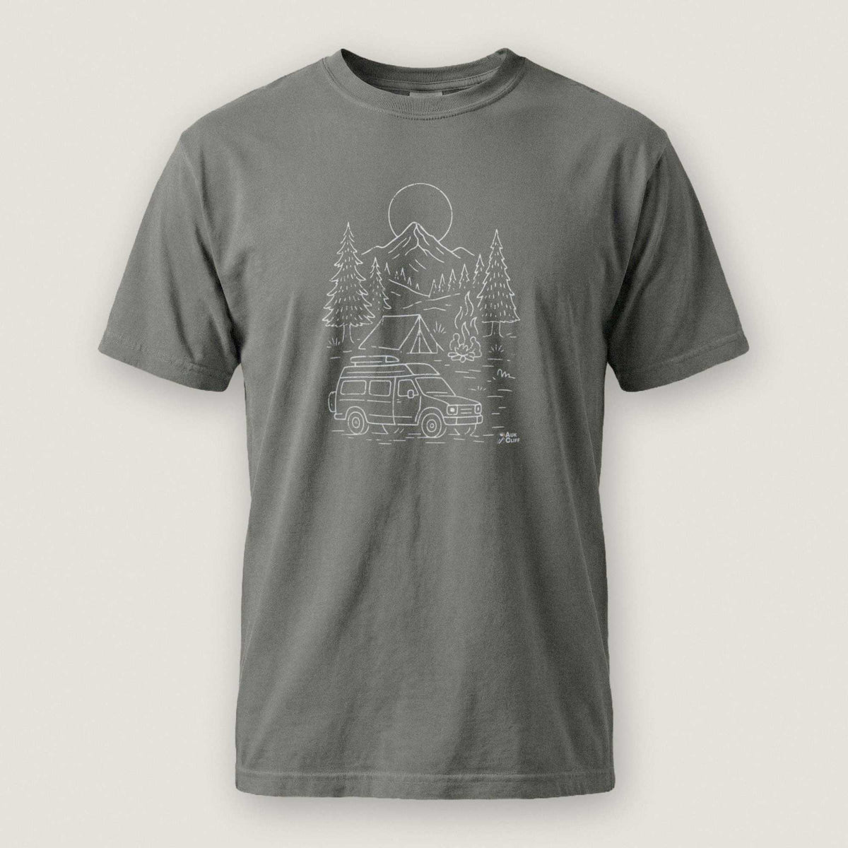 AukCliff Comfort Colors Graphic Tee Grey / S Alpine Camp Van Comfort Colors T-Shirt