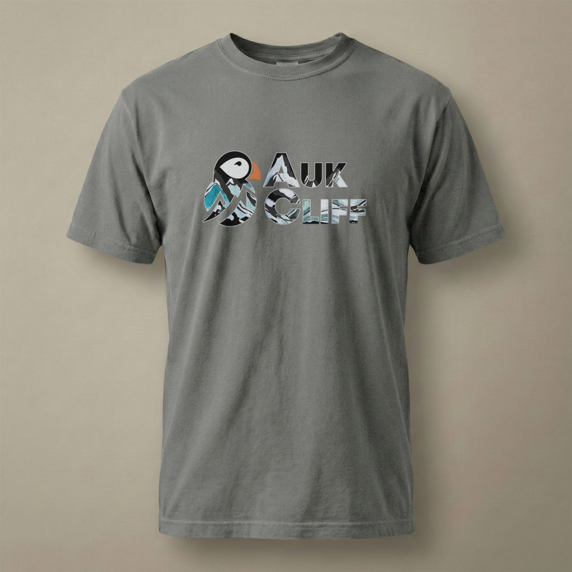 AukCliff Comfort Colors Graphic Tee Grey / S AukCliff® Logo Landscape Comfort Colors T-Shirt