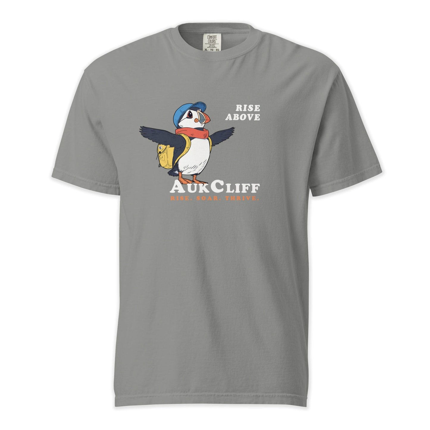 AukCliff Comfort Colors Graphic Tee Grey / S AukCliff "Rise Above" Comfort Colors T-shirt