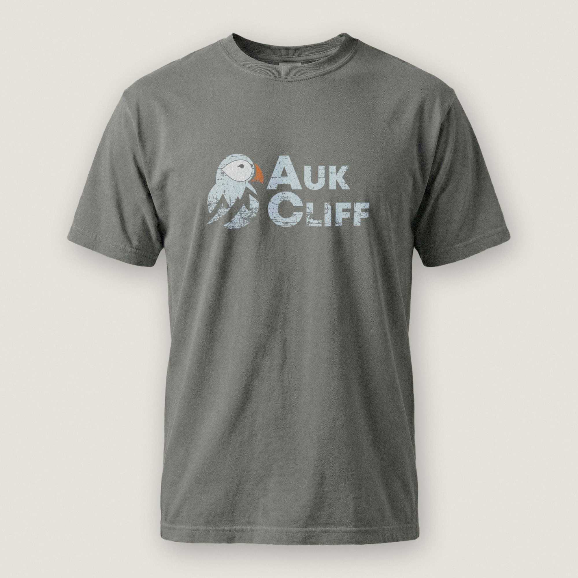 AukCliff Comfort Colors Graphic Tee Grey / S Distressed Puffin Logo Comfort Colors T-Shirt