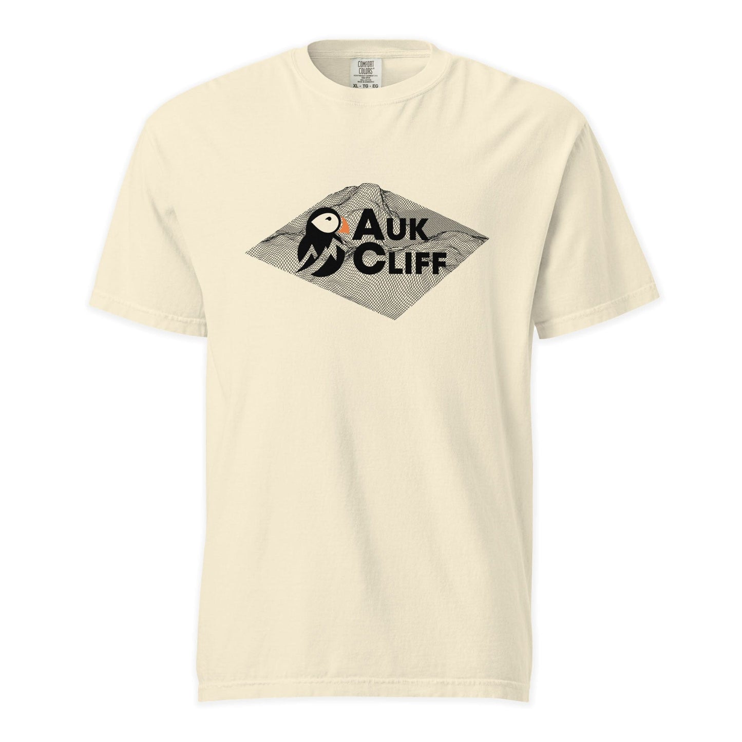 AukCliff Comfort Colors Graphic Tee Ivory / S AukCliff Topographic Logo Comfort Colors T-Shirt