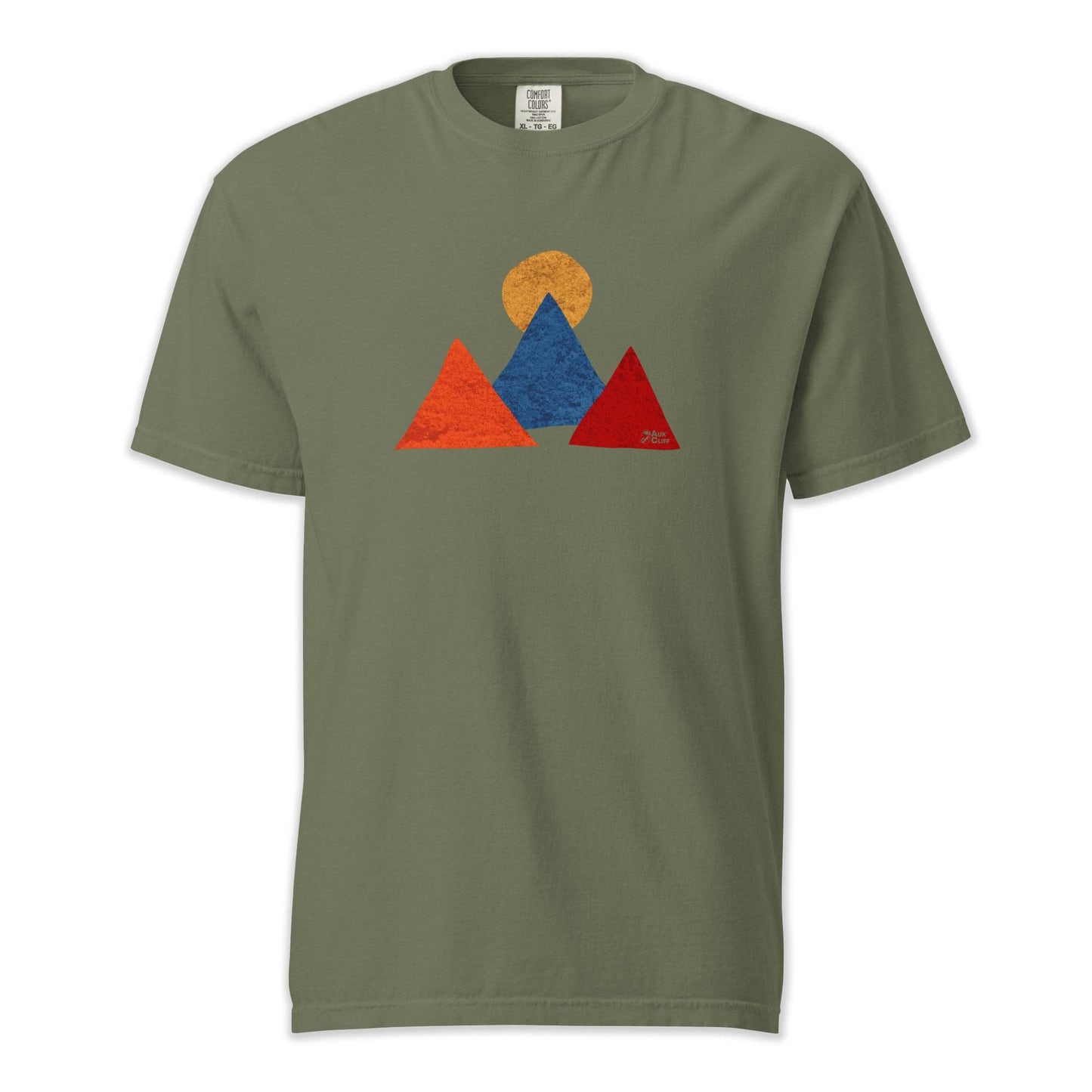 AukCliff Comfort Colors Graphic Tee Moss / S Abstract Peaks Comfort Colors T-shirt