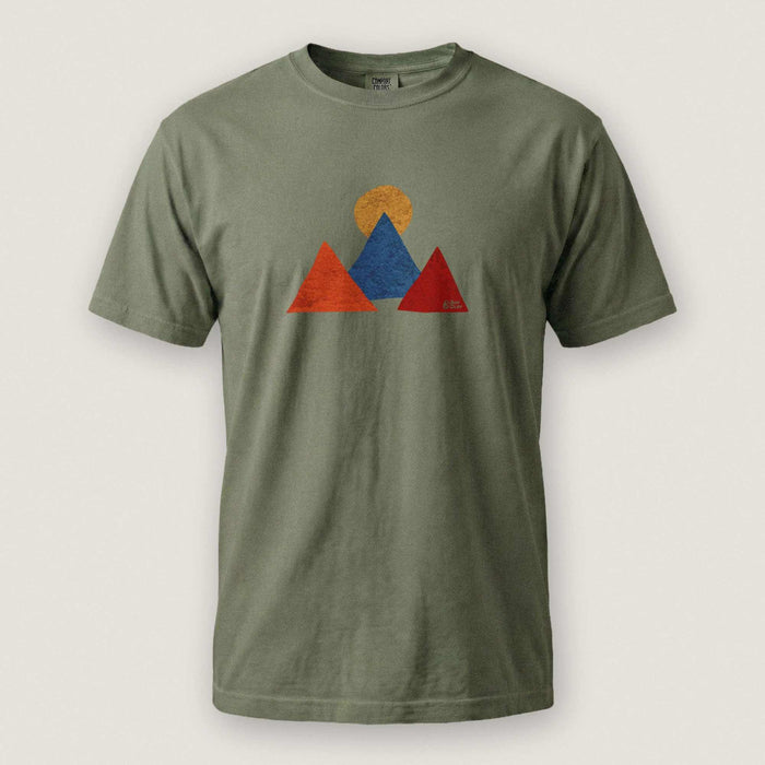 AukCliff Comfort Colors Graphic Tee Moss / S Abstract Peaks Comfort Colors T-shirt