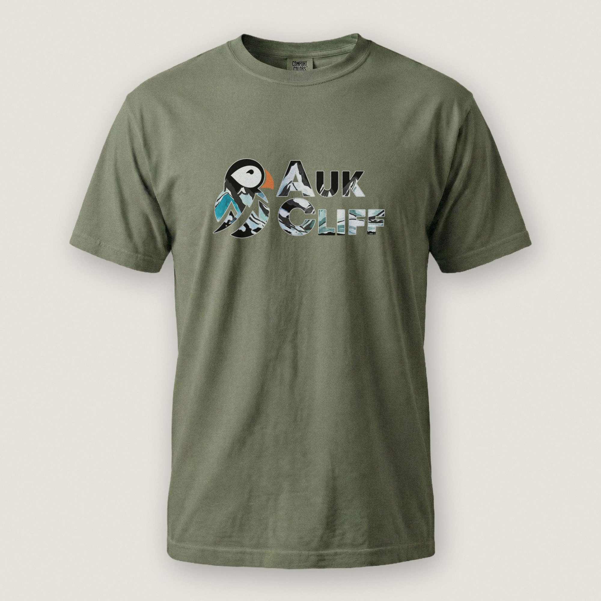 AukCliff Comfort Colors Graphic Tee Moss / S AukCliff® Logo Landscape Comfort Colors T-Shirt
