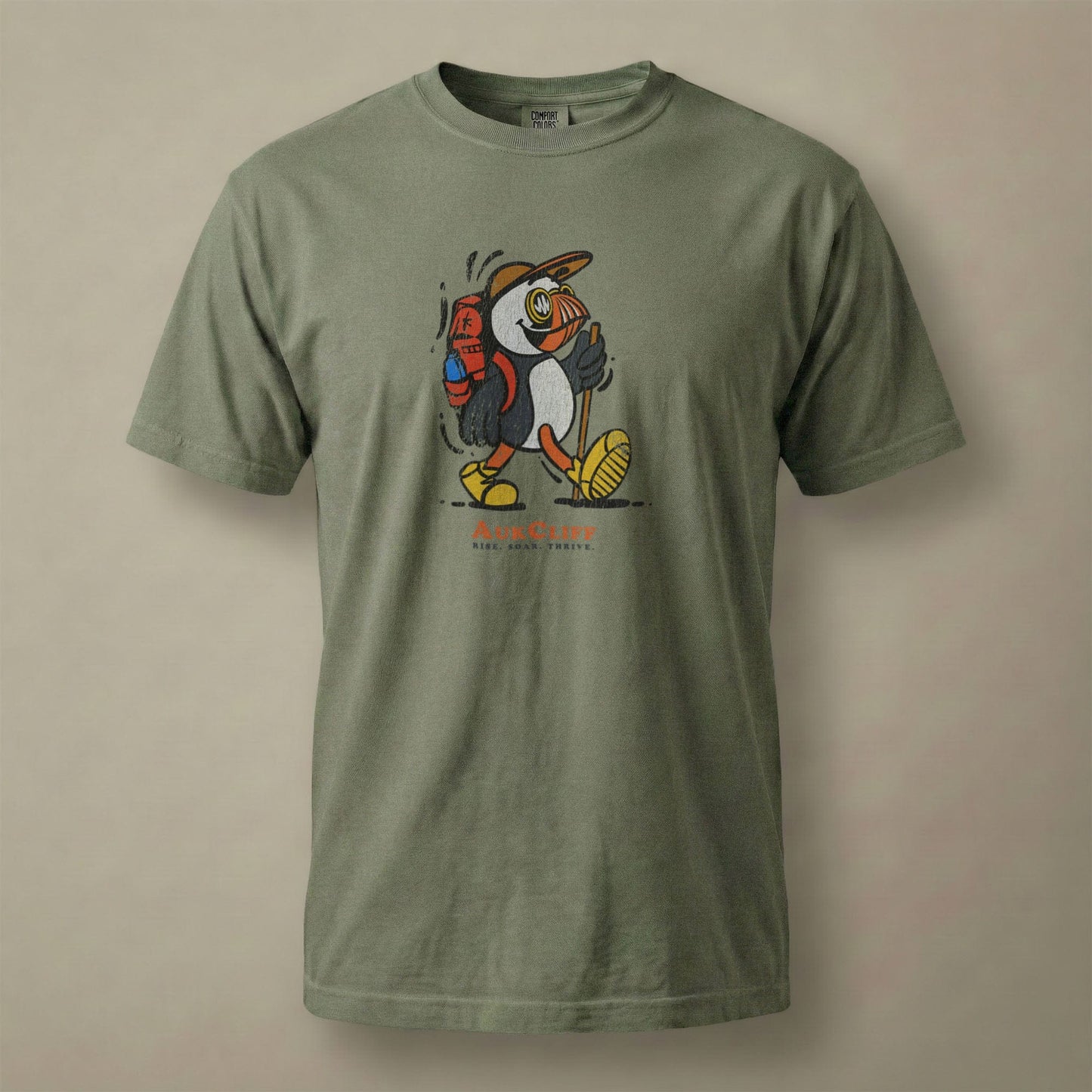 AukCliff Comfort Colors Graphic Tee Moss / S Trailblazer Puffin Comfort Colors T-shirt