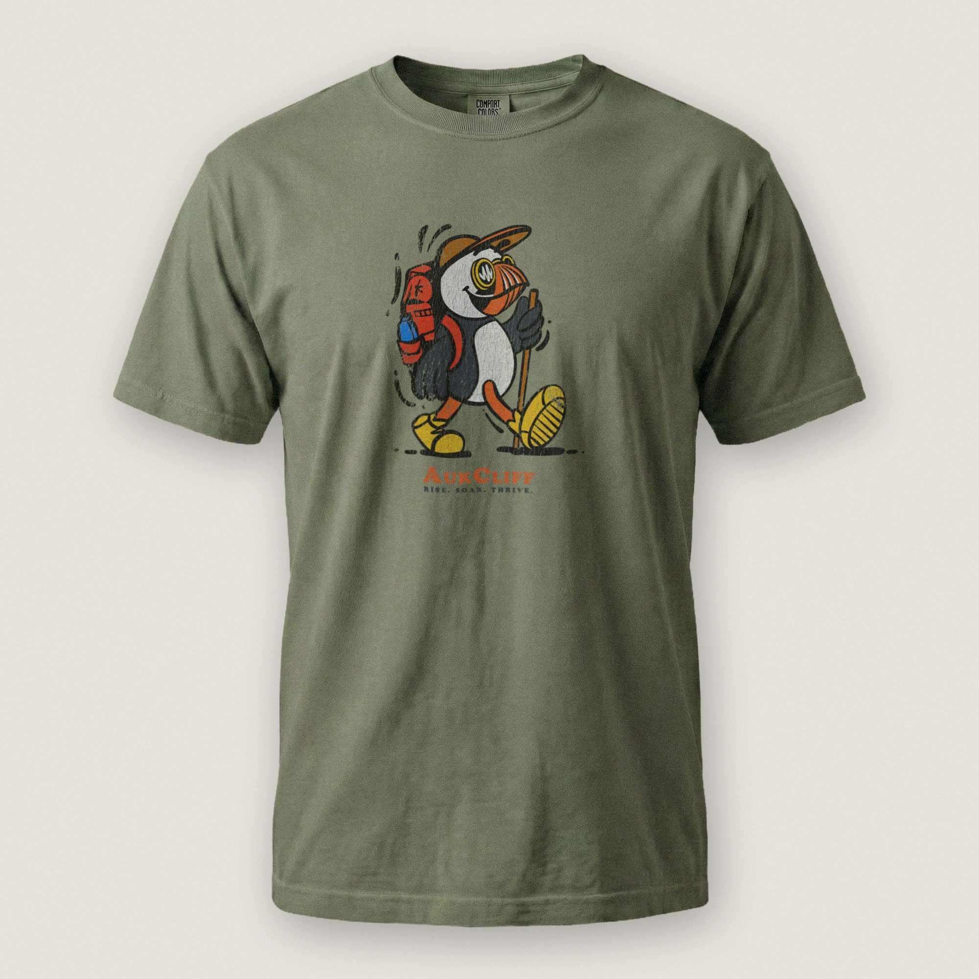 AukCliff Comfort Colors Graphic Tee Moss / S Trailblazer Puffin Comfort Colors T-shirt