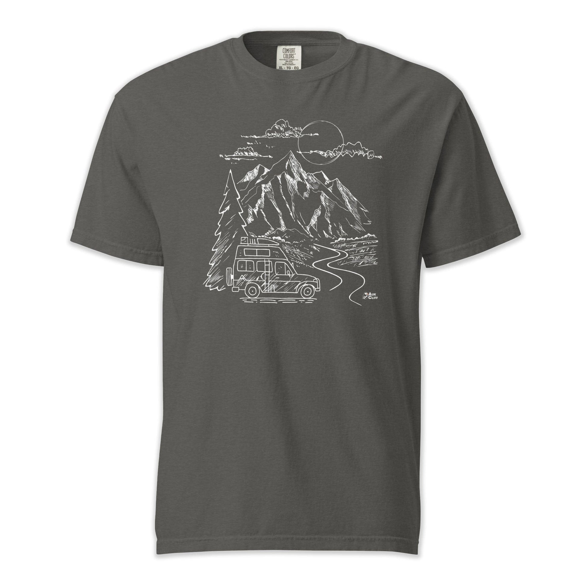 AukCliff Comfort Colors Graphic Tee Mountain Vanlife Comfort Colors T-Shirt