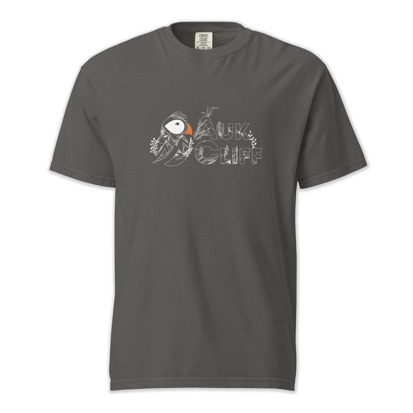 AukCliff Comfort Colors Graphic Tee Pepper / S AukCliff Fauna and Flora Puffin Logo T-Shirt