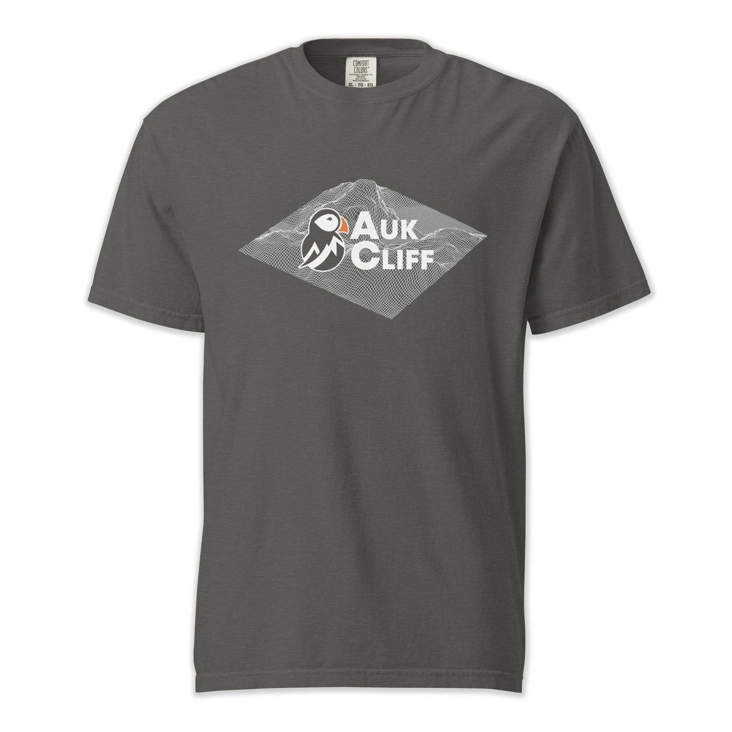 AukCliff Comfort Colors Graphic Tee Pepper / S AukCliff Topographic Logo Comfort Colors T-Shirt