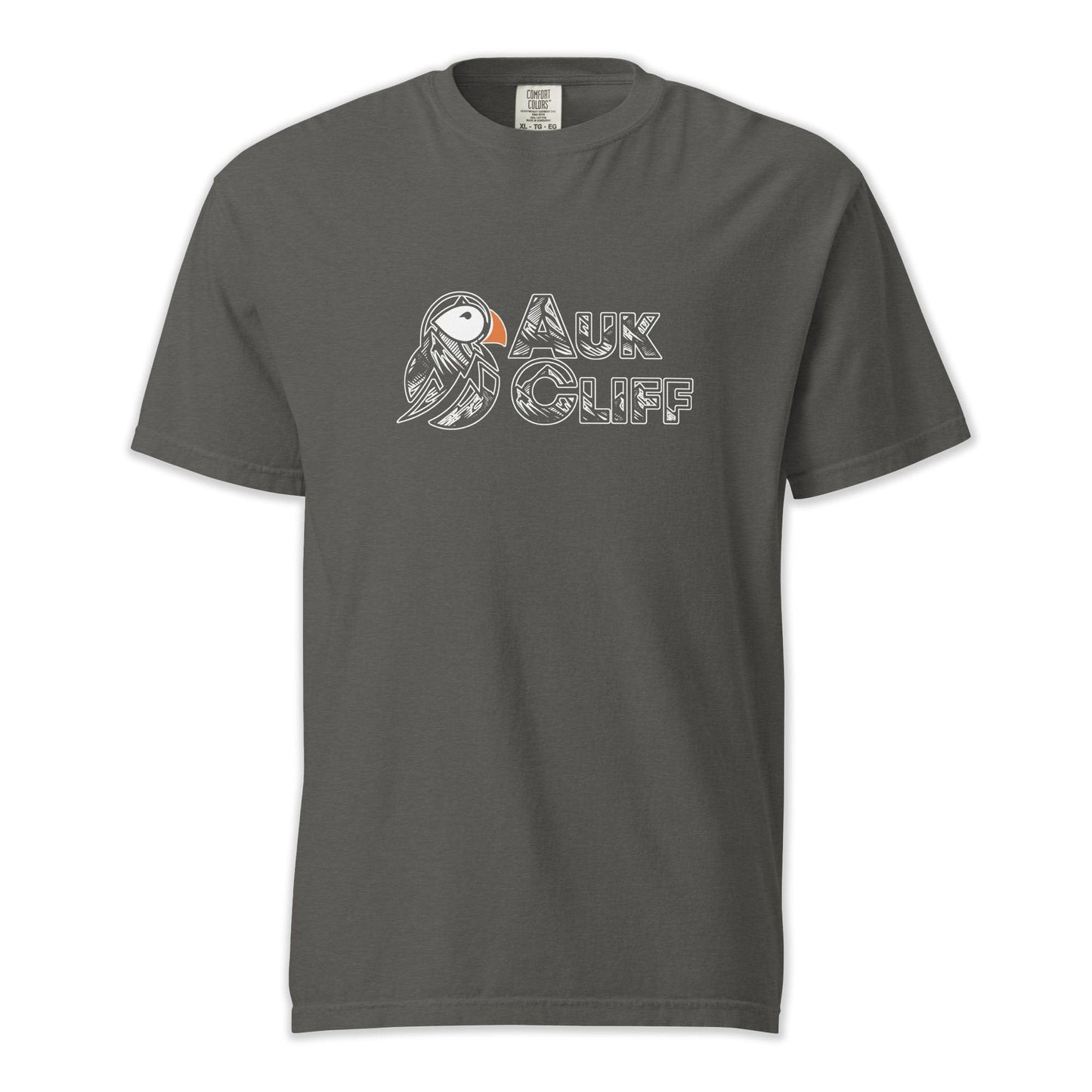 AukCliff Comfort Colors Graphic Tee Pepper / S Mono Puffin Logo Comfort Colors T-Shirt