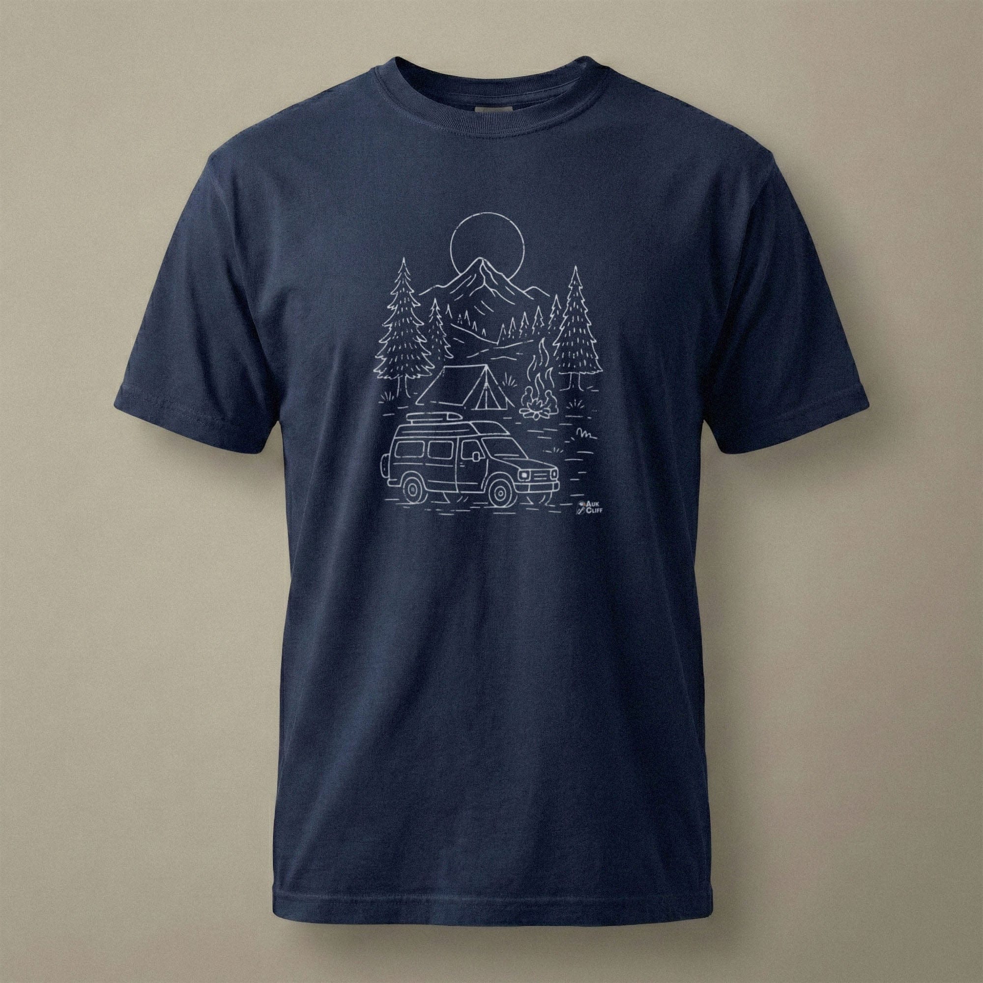 AukCliff Comfort Colors Graphic Tee True Navy / S Alpine Camp Van Comfort Colors T-Shirt